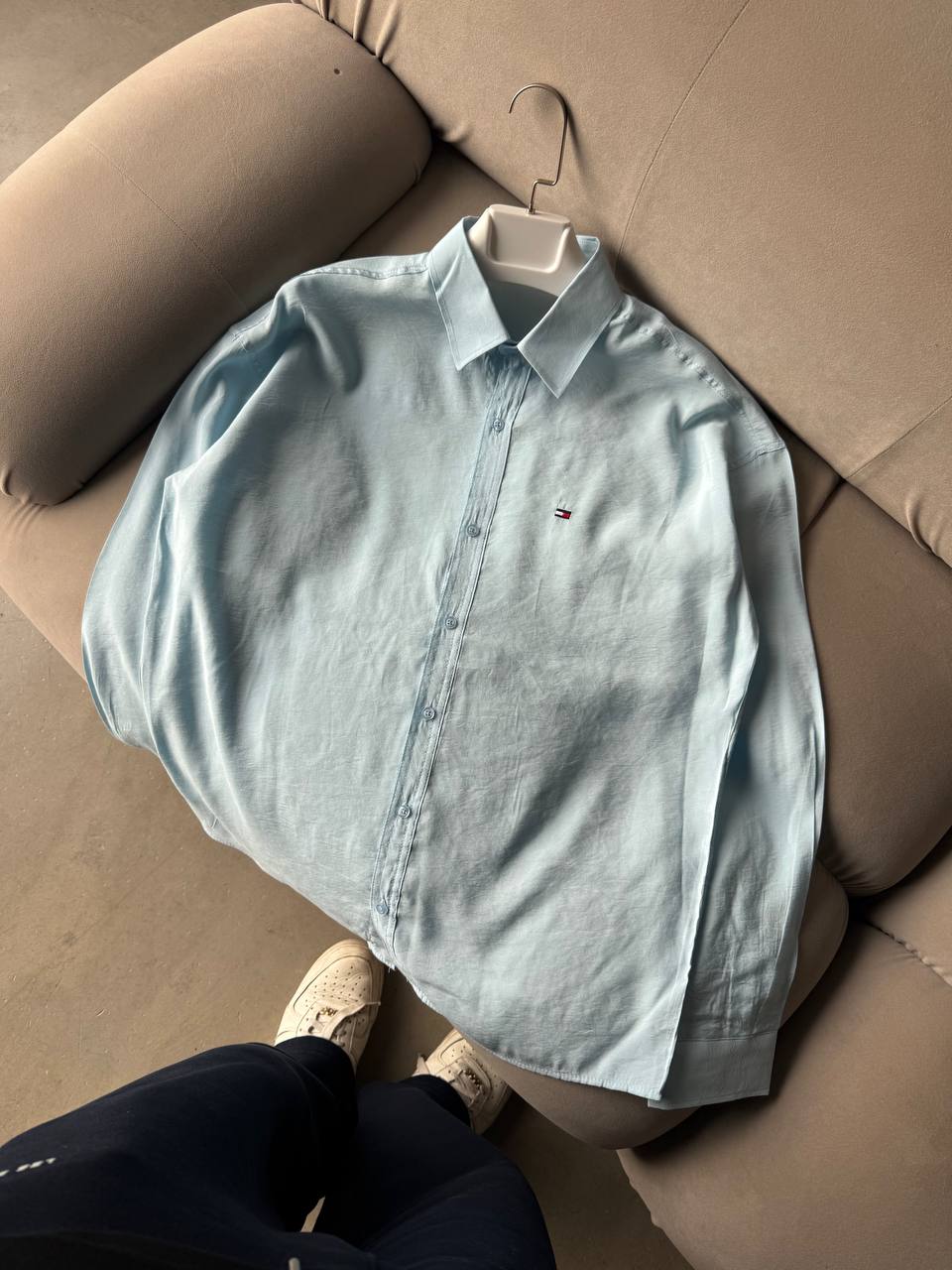 T*mmy Hilfiger Bebe Mavisi Gömlek