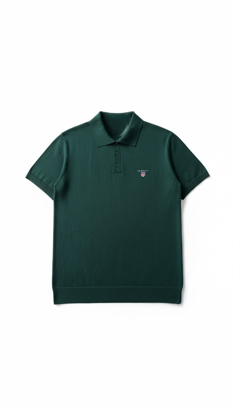 G*nt Yeşil Triko Polo Yaka